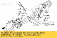 35106MY1610, Honda, deksel, combischakelaar honda xrv africa twin  xl transalp v xrv750 xl600v 750 600 , Nieuw