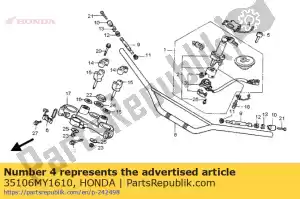 Honda 35106MY1610 coperchio, interruttore combinato - Il fondo