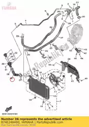 Here you can order the pipe 4 from Yamaha, with part number B74E248400: