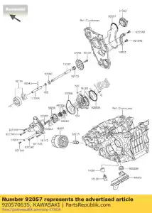 kawasaki 920570635 catena, 92rh2005-76m zx1000nff - Il fondo