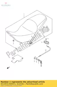 Suzuki 4510031J00AT3 posto a sedere - Il fondo