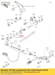 kawasaki 921451122 spring zx900-c1 - Bottom side