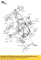 K921501435, Suzuki, bolt,6x12 suzuki rm z 250, New