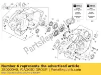 2R000040, Piaggio Group, Anschluss? aprilia  classic classic 610 etx mx pegaso rotax 122 rotax 123 rs rx rx sx 125 1991 1992 1994 1995 1996 1997 1998 1999 2000 2001 2002 2003 2004 2005 2006 2007 2008 2009 2010, Nuevo