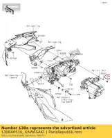 130BA0516, Kawasaki, à boulon kawasaki kx  a vn voyager custom k zx10r ninja j z d classic e klz versys b l sx zx turbo gpz r m uni trak c f black edition kmx tourer anniversary abs zx1000 h vulcan zx750 lt g kdx gpz750 kdx200 kdx250 kmx125 kx250 kmx200 zz r600 lw sw kx65 kvf650 prair, Nouveau