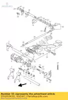 2552019C02, Suzuki, Arm, versnellingspook suzuki gsx r rf tl vz vl rx rr gsxfuu gsxf rfru rfr tls marauder tlr intruder lc 750 1100 600 900 1000 800 1500 1400 6002, Nieuw