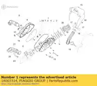 1A003314, Piaggio Group, Filtro dell'aria. compl. piaggio liberty 125 150 2014, Nuovo