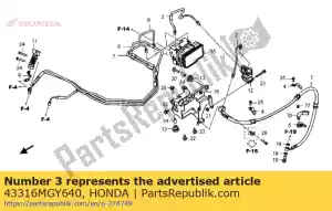 honda 43316MGY640 geen beschrijving beschikbaar op dit moment - Onderkant