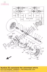 o-ring (47x) van Yamaha, met onderdeel nummer 932102766600, bestel je hier online: