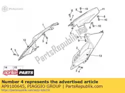 Tutaj możesz zamówić ? Ruba z ko? Nierzem m6x16 inox od Piaggio Group , z numerem części AP9100645: