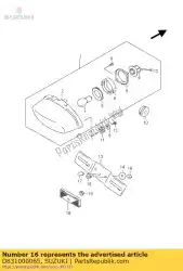 Ici, vous pouvez commander le écrou 6mm auprès de Suzuki , avec le numéro de pièce D831000065: