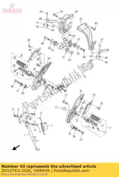 Aqui você pode pedir o colchete 4 em Yamaha , com o número da peça 2D12741L1000: