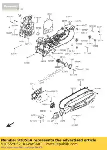 Kawasaki 92055Y052 ring-o, 14,8x2,4 - Dół