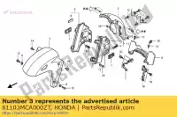 61103MCA000ZT, Honda, fender,fr*pb356m* honda gl goldwing a gold wing  gl1800a 1800 , New