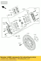 110091754, Kawasaki, junta, placa de disco zx400-h2 kawasaki vn z zrx zx zxr zzr 400 600 750 900 1100 1200 1600 1990 1991 1992 1993 1994 1995 1997 1998 1999 2000 2001 2002 2003 2004 2005 2006 2007, Nuevo