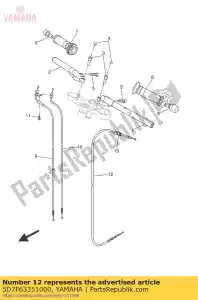 yamaha 5D7F63351000 draad koppeling - Onderkant