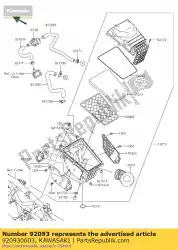 Here you can order the seal from Kawasaki, with part number 920930603: