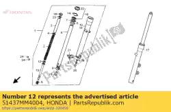 Aqui você pode pedir o anel, pistão (caiaba) em Honda , com o número da peça 51437MM4004: