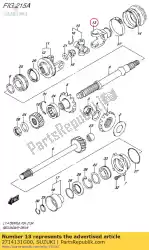 Here you can order the flange,rear out from Suzuki, with part number 2714131G00: