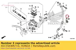 Aquí puede pedir no hay descripción disponible en este momento de Honda , con el número de pieza 45155KWN710: