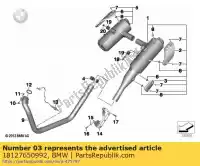 18127650992, BMW, copertina bmw  650 1999 2000 2001 2002 2003 2004 2005 2006 2007 2008 2009 2010, Nuovo