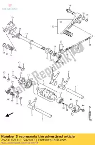 suzuki 2523142E10 horquilla, cambio de marchas - Lado inferior