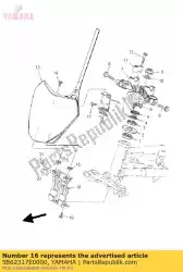 Tutaj możesz zamówić zosta? Od Yamaha , z numerem części 5B62317E0000: