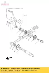 Aquí puede pedir jefe, manivela de Yamaha , con el número de pieza 5PA156210000: