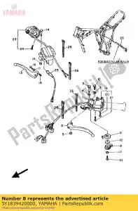 yamaha 5Y1839420000 deksel, voorgerecht - Onderkant