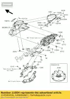 110540936, Kawasaki, aparat ortodontyczny Kawasaki Z 750 M L R ZR750, Nowy