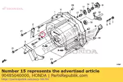 Ici, vous pouvez commander le rondelle, 8mm auprès de Honda , avec le numéro de pièce 90485040000: