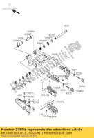 KK330010002CE, Suzuki, braço-comp-swing suzuki rm z 250 2004, Novo