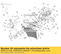 AP8121728, Aprilia, t cespuglio, Nuovo