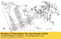 52405MN8405, Honda, Scarico del tubo honda nx  2 nx250 250 , Nuovo