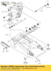 Ici, vous pouvez commander le chaîne de réglage zx750-h2 auprès de Kawasaki , avec le numéro de pièce 330401109: