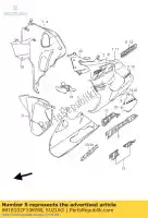 6818102F10K8W, Suzuki, emblemat pod ?? 1 suzuki tl 1000 1998, Nowy