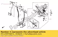 45124MT6871, Honda, tuyau, l.fr.brake honda cbr  f cbr600f 600 , Nouveau