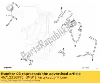 46712316995, BMW, basisondersteuningssysteem, onderste deel bmw  850 1100 1994 1995 1996 1997 1998 1999 2000, Nieuw