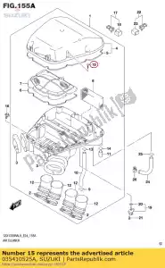 suzuki 035410525A schroef - Onderkant