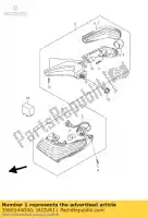 3560144G00, Suzuki, lamp, voorkant suzuki gsr 600 2006 2007 2008 2009 2010, Nieuw