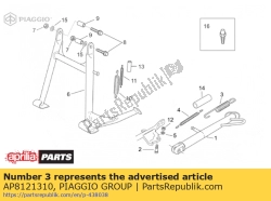 Aprilia AP8121310, Prowadnica kablowa, OEM: Aprilia AP8121310