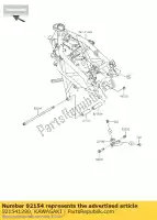 921541290, Kawasaki, bolt,flanged,10x290 kawasaki ninja  sl z krt edition bx250 a abs b br250 f e 250sl z250sl 250 , New