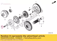 90005MCA000, Honda, bout, ubs, 12x30 (linkse draad) honda  gl 1800 2001 2002 2003 2004 2005 2006 2007 2008 2009 2010 2012 2013 2017, Nieuw