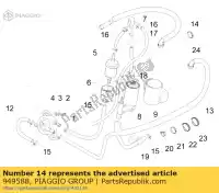 949588, Piaggio Group, coureur de tube gilera runner 50 2005 2006 2008 2010, Nouveau