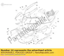 Here you can order the lh side part from Piaggio Group, with part number 95934000EZ: