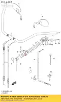 5862106J00, Suzuki, guide,cable suzuki vl1500bt intruder vl1500t vl1500b 1500 , New