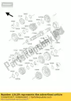 132601507, Kawasaki, gear,input 2nd,18t kawasaki kle  a gpx r er twister d gpz s ninja uni trak b en c zl eliminator gt g ex500 e ex400 vulcan z550 zx400 gpz400a gpz550 gpz600 ltd450 gpz600r gt550 zl600 gpz500s gpx600r en500 zephyr kle500 600 uk 5 er500 500 550 400 450 , New