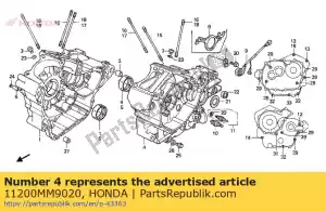 Honda 11200MM9020 crank case comp., - Onderkant