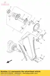 Qui puoi ordinare guida, tappo 1 da Yamaha , con numero parte 5VK122310000: