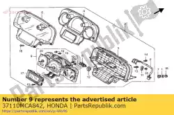 Ici, vous pouvez commander le compteur comp., combinaison auprès de Honda , avec le numéro de pièce 37110MCA842: